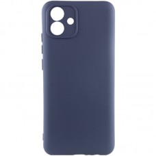 Чохол Silicone Cover Lakshmi Full Camera (AA) для Samsung Galaxy A04 Синій / Midnight Blue