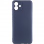 Чохол Silicone Cover Lakshmi Full Camera (AA) для Samsung Galaxy A04 Синій / Midnight Blue