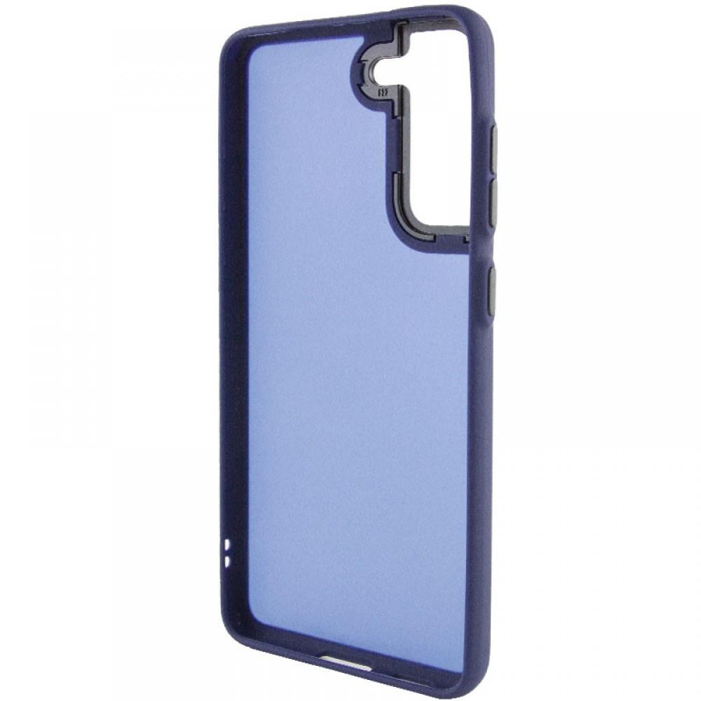 Чохол TPU+PC Lyon Frosted для Samsung Galaxy S22 Navy Blue