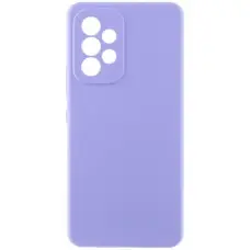 Чохол Silicone Cover Lakshmi Full Camera (AAA) для Samsung Galaxy A32 5G Бузковий / Dasheen
