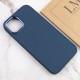 TPU чохол Bonbon Metal Style для Apple iPhone 14 (6.1") Синій / Cosmos blue