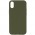 Чохол Silicone Case Full Protective (AA) NO LOGO для Apple iPhone X / XS (5.8") Зелений / Dark Olive