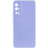 Чохол Silicone Cover Lakshmi Full Camera (A) для Xiaomi Poco F5 Pro Бузковий / Dasheen