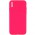 Silicone Case Square Full Camera Protective (AA) NOLOGO для Apple iPhone X / XS (5.8") Рожевий / Barbie pink