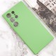 Чохол Silicone Cover Lakshmi Full Camera (AAA) для Samsung Galaxy S24 Ultra М'ятний / Mint