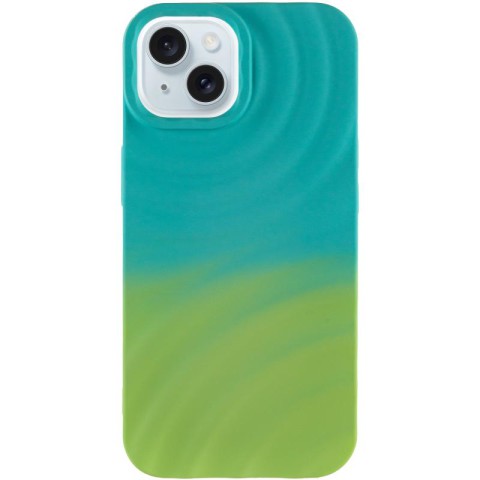 Чохол TPU ColorWave для Apple iPhone 15 (6.1") Marine Green / Mint