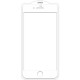 Захисне скло SKLO 5D (тех.пак) для Apple iPhone 7 plus / 8 plus (5.5") Білий / Біла підкладка