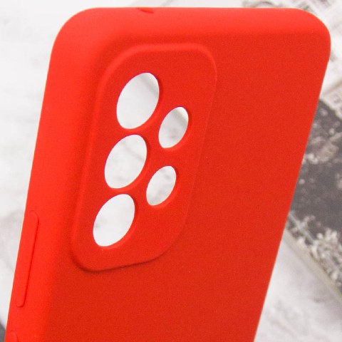 Чохол Silicone Cover Lakshmi Full Camera (AAA) для Samsung Galaxy A33 5G Червоний / Red