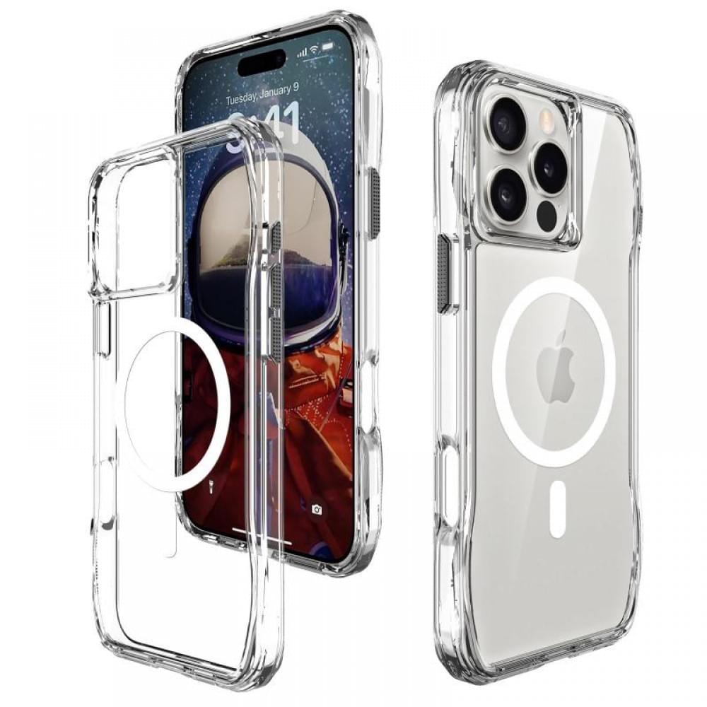 Чохол TPU Space Octagon with MagSafe для Apple iPhone 16 Pro Max (6.9") Clear