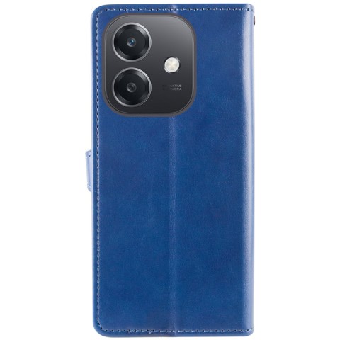 Шкіряний чохол-книжка GETMAN Gallant (PU) для Oppo A3 4G / A3x 4G/ A40m Синій