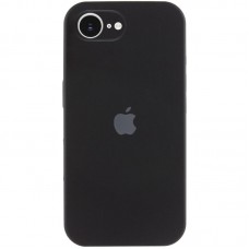 Чохол Silicone Case Full Camera Protective (AA) для Apple iPhone 16e (6.1") Чорний / Black