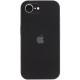 Чохол Silicone Case Full Camera Protective (AA) для Apple iPhone 16e (6.1") Чорний / Black