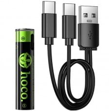 Акумуляторні батарейки Hoco JA4 Energy AAA 2 pcs Black