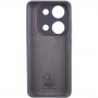 Чохол Silicone Cover Lakshmi Full Camera (AAA) with Logo для Xiaomi Redmi Note 13 4G Сірий / Dark Gray