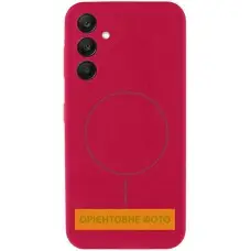 Чохол Silicone Cover Lakshmi Full Camera (AA) with MagFit для Samsung Galaxy S25 Edge Червоний / Rose Red