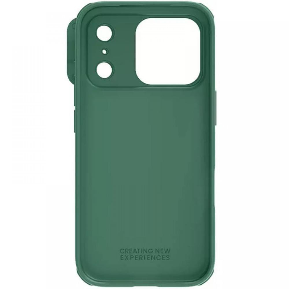 Карбонова накладка Nillkin CamShield Pro для Apple iPhone 17 Pro Max (6.9") Deep Green