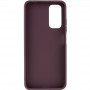 TPU чохол Bonbon Metal Style для Samsung Galaxy A05s Бордовий / Plum