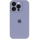 Чохол Silicone Case Full Camera Protective (AA) для Apple iPhone 14 Pro (6.1") Сірий / Lavender Gray