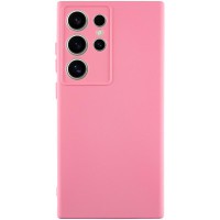 Чохол TPU GETMAN Liquid Silk Full Camera для Samsung Galaxy S24 Ultra Рожевий / Pink