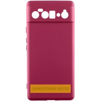 Чохол TPU GETMAN Liquid Silk Full Camera для Google Pixel 10 Pro Бордовий / Marsala