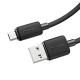 Дата кабель Usams US-SJ690 Striped KY Ser. USB to MicroUSB 2A (1m)