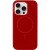 Чохол Silicone Case Full Protective (AA) NO LOGO with MagSafe для Apple iPhone 16 Pro Max (6.9") Червоний / Deep Red