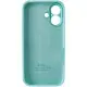 Чохол Silicone Case Full Camera Protective (AA) для Apple iPhone 16 (6.1") Бірюзовий / Marine Green
