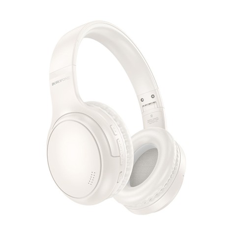 Накладні бездротові навушники Borofone BO29 Fascinador Milky White