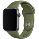 Силіконовий ремінець для Apple Watch Sport Band 38/40/41/42mm(ser.10) (S/M & M/L) 3pcs Зелений / Olive