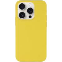 Чохол Silicone Case Full Protective (AA) NO LOGO для Apple iPhone 15 Pro (6.1") Жовтий / Yellow