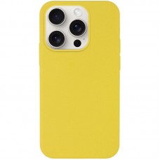 Чохол Silicone Case Full Protective (AA) NO LOGO для Apple iPhone 15 Pro (6.1") Жовтий / Yellow