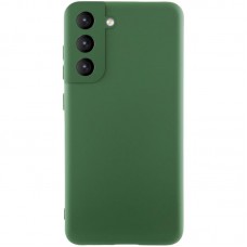 Чохол Silicone Cover Ummi Lakshmi Full Camera (AA) для Samsung Galaxy S21 FE Зелений / Dark green