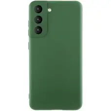 Чохол Silicone Cover Ummi Lakshmi Full Camera (AA) для Samsung Galaxy S21 FE Зелений / Dark green