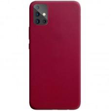 Силіконовий чохол Candy для Samsung Galaxy A51 Бордовий