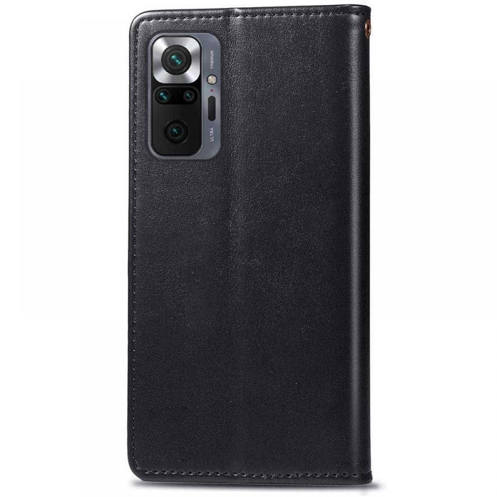 Кожаный чехол-книжка GETMAN Gallant (PU) для Xiaomi Redmi Note 10 Pro / 10 Pro Max