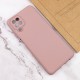 Чохол Silicone Cover Lakshmi Full Camera (AA) для Samsung Galaxy A12 Рожевий / Pink Sand
