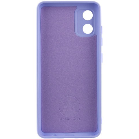 Чохол Silicone Cover Lakshmi Full Camera (AA) для Motorola Moto E13 Бузковий / Dasheen