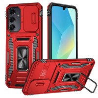 Ударостійкий чохол Camshield Army Ring для Samsung Galaxy A36 5G / A56 5G Червоний / Red