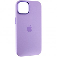 Чохол Silicone Case Metal Buttons (AA) для Apple iPhone 13 (6.1") Бузковий / Lilac