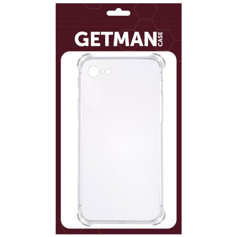 TPU чохол GETMAN Ease logo посилені кути Full Camera для Apple iPhone 6/6s (4.7") Безбарвний (прозорий)