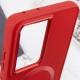 TPU чохол Bonbon Metal Style with MagSafe для Samsung Galaxy S24 Ultra Червоний / Red