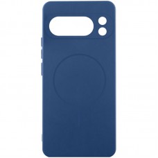 Чохол Silicone Cover Lakshmi Full Camera (AA) with MagFit для Google Pixel 9 Pro XL Синій / Navy blue