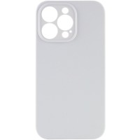 Чохол Silicone Case Full Camera Protective (AA) NO LOGO для Apple iPhone 15 Pro (6.1") Білий / White