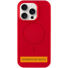 Чохол Silicone Case Full Protective (AA) NO LOGO with MagSafe для Apple iPhone 15 (6.1") Червоний / Red