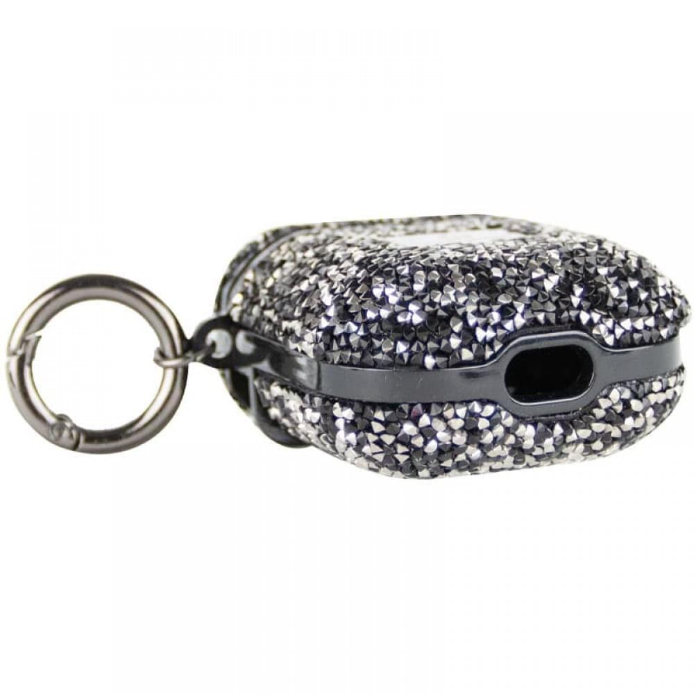 TPU чохол Bling World Rock Diamond для навушників AirPods 1/2 Чорний