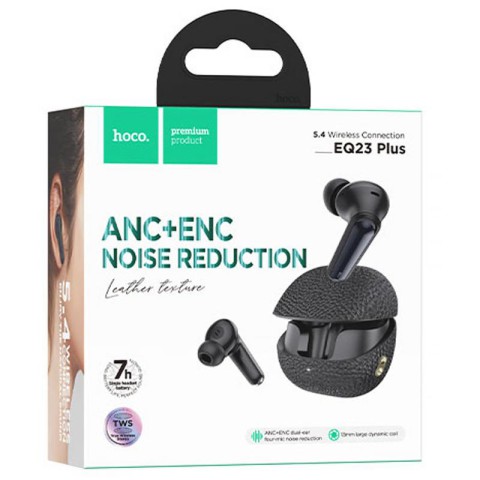 Бездротові TWS навушники Hoco EQ23 Plus Duke 2 ANC+ENC Black