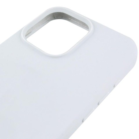 Чохол Silicone Case (AA) Logo with MagSafe для Apple iPhone 14 Pro Max (6.7") Білий / White