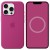 Чохол Silicone case (AAA) with Magsafe and Animation для Apple iPhone 16 Pro Max (6.9") Fuchsia