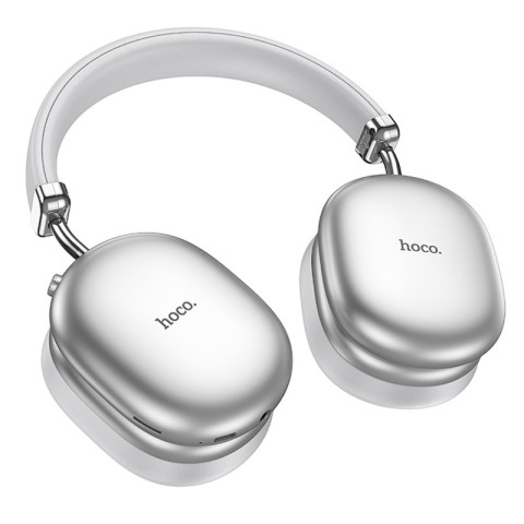 Накладні бездротові навушники Hoco W35 Max Auspicious ANC Silver