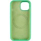 Чохол Silicone Case Full Protective (AA) with MagSafe для Apple iPhone 15 Plus (6.7") Зелений / Spearmint